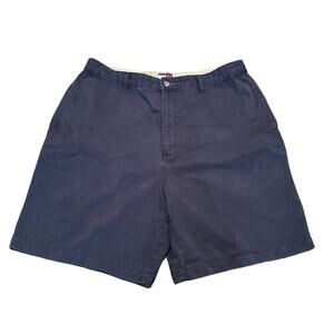 Tommy Hilfiger Vintage Y2K Navy Blue Cotton‎ Chino Casual Shorts Men's Size 36